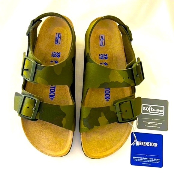 Birkenstock / Unisex / Camo Sandal / NWOT - Picture 2 of 14